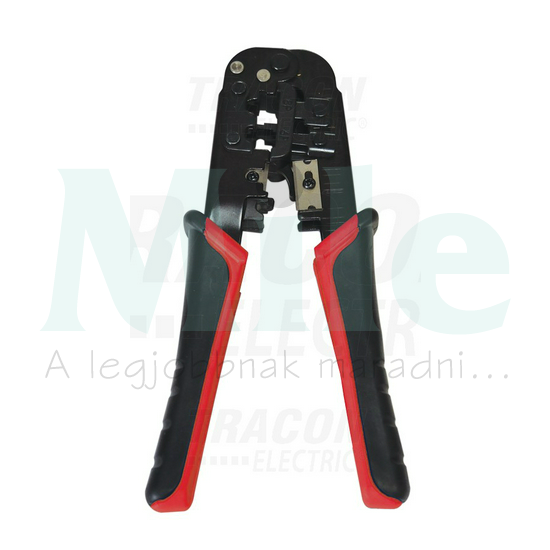 Présfogó 4-6-8P RJ-telefoncsatlakozóhoz vágóval csupaszolással TRACON