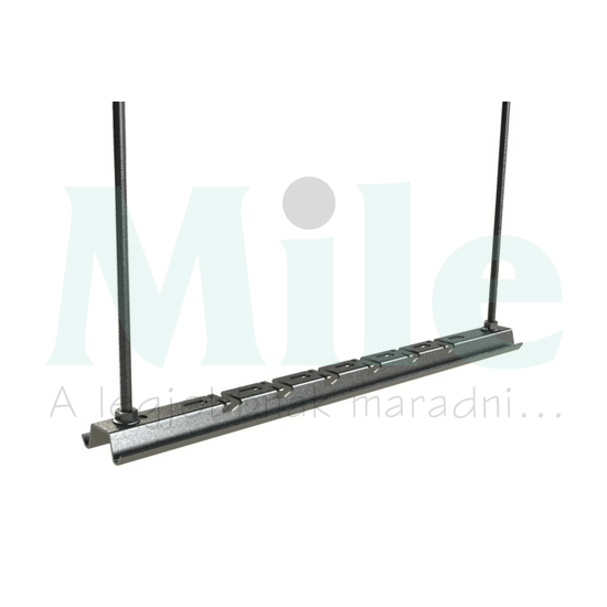 Kábeltálca tartó gyorscsatlakozós szalaghorganyzott függesztett 100mm-tartóhoz C-SVO 100 GS BASOR