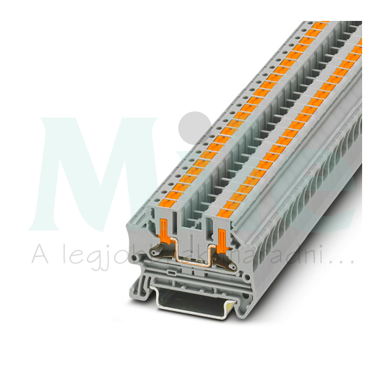 Átmenő sorkapocs TS35 1-szint 2-poz 0.2-4mm2/érvéghüvely 32A szürke PTV 4 PHOENIX CONTACT