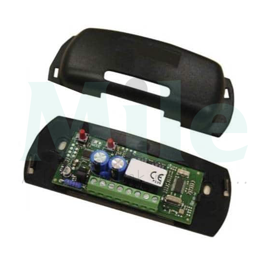 Rádiós vevő kapuhoz 2csatorna 433MHz ASK 12/24VAC/DC RX2C Aprimatic