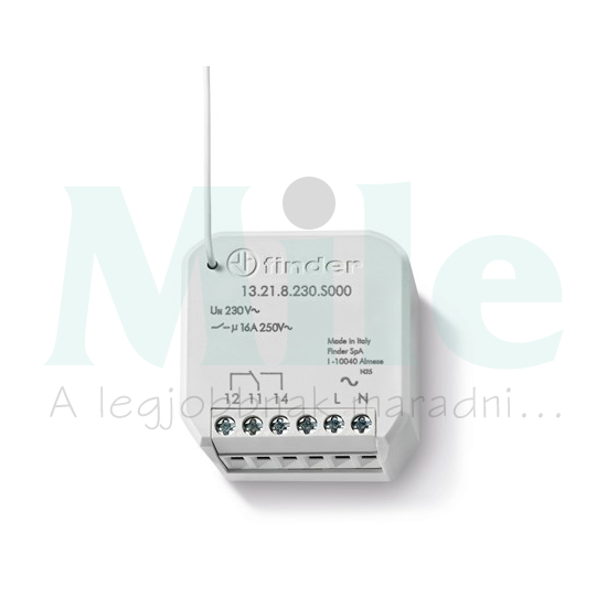 RF aktor Bliss2 termosztáthoz 868MHz 1x 16A 2580V 500W süllyesztett 13.21.8.230.S000 FINDER