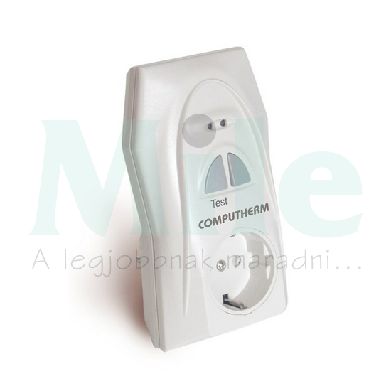 RF-jeltovábbító dugaljadapter Q3/Q7/Q8RF termosztáthoz 16A 230VAC-táp fehér 868MHz QUANTRAX