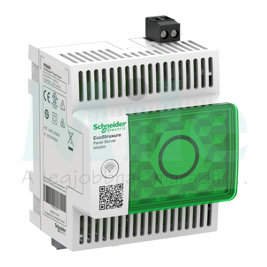 RF koncentrátor és gateway MODBUS univerzális 100-277VACDC RF 4M RF ESX Panel Server Schneider