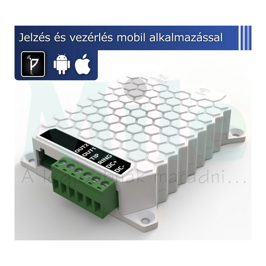 Riasztó távfelügyelet bővítő WiFi/okostelefon 2kimenet  Vampire SECURECOM