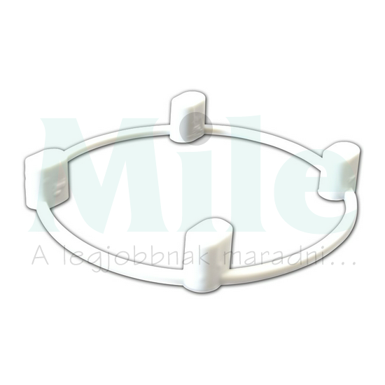 Rögzítőelem CEE ipari csatlakozóhoz fehér műanyag TRACON