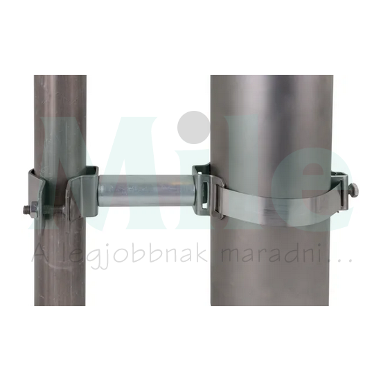 Rögzítőbilincs kezeletlen nemesacél V2A BS D40.50 DS95 SB50.300 V2A DEHN