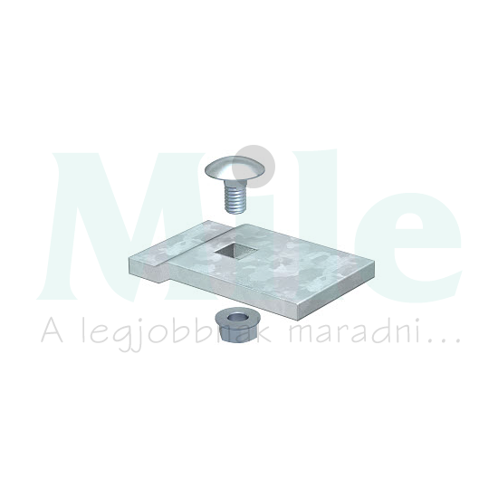 Rögzítőelem 60x35x5mm merítetten horganyzott acél LKS 60 5 FT OBO-BETTERMANN