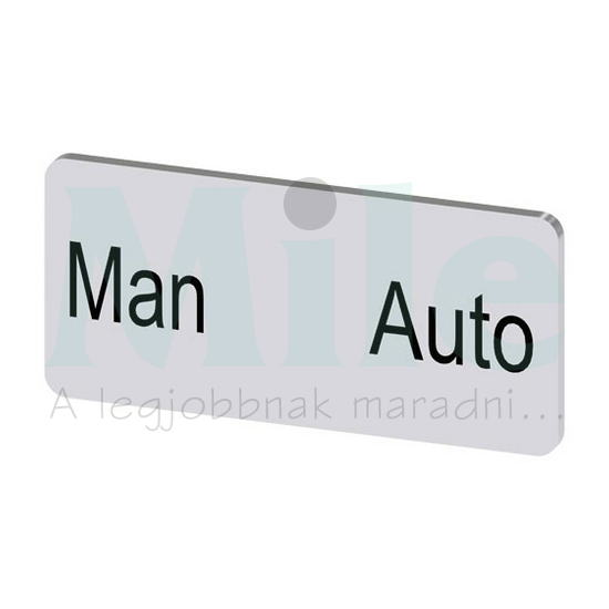 S22-XST jelzőtábla 0-I szürke 3SU1900-0AC81-0QG0 (12,5x27mm)