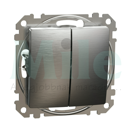 SEDNA Csillárkapcsoló rugós bekötés 10AX 105 szálcsiszolt alumínium