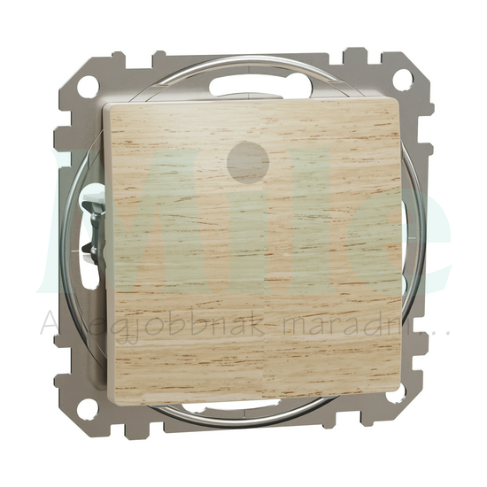 SEDNA Egypólusú kapcsoló rugós bekötés 10AX 101 nyír