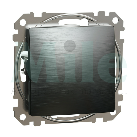 SEDNA Egypólusú kapcsoló rugós bekötés 10AX 101 szálcsiszolt titánium