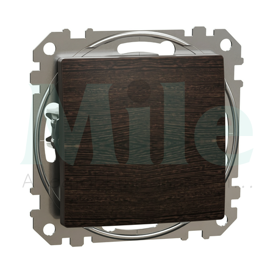 SEDNA Egypólusú kapcsoló rugós bekötés 10AX 101 wenge