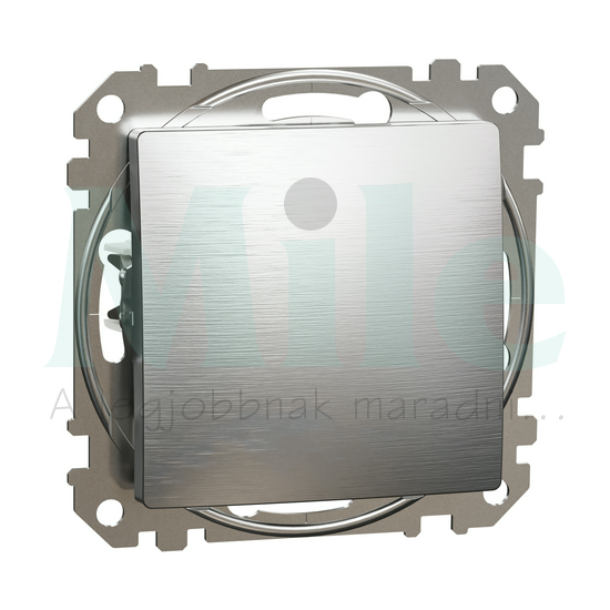 SEDNA Egypólusú nyomó rugós bekötés 10A 101N szálcsiszolt alumínium