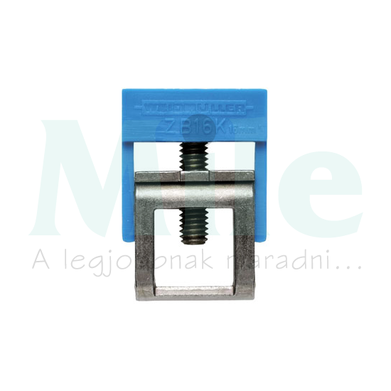 Síncsatlakozó-kapocs húzókengyel kék (V/S)szorítókapcsos ZB 16K BL Weidmüller