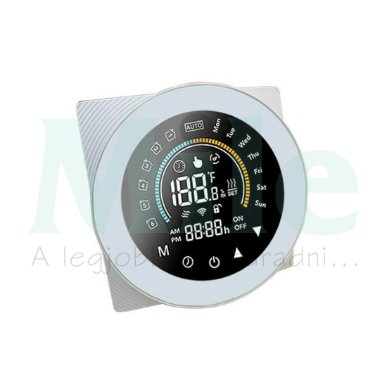 SmartWise WiFi-s termosztát COLOR ´A´ típus 5A színes kijelzővel fehér