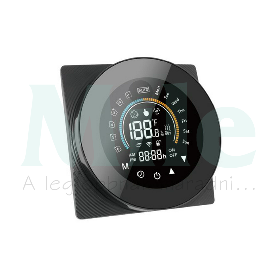 SmartWise WiFi-s termosztát COLOR ´A´ típus 5A színes kijelzővel fekete