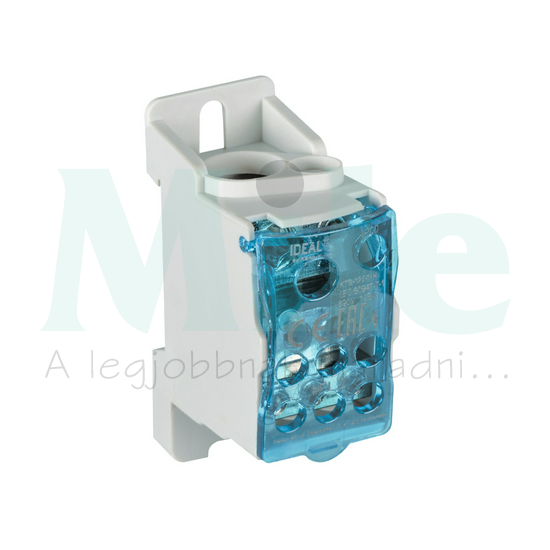 Sorkapocs elosztóblokk 125A kék 1x35+7x16 1P KTB-125-1-M KANLUX