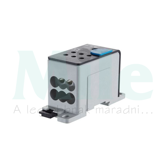 Sorkapocs elosztóblokk jelölőfedéllel 125A 1x50+6x25mm2 szürke 1P 50mm2/ PDB+ FTG