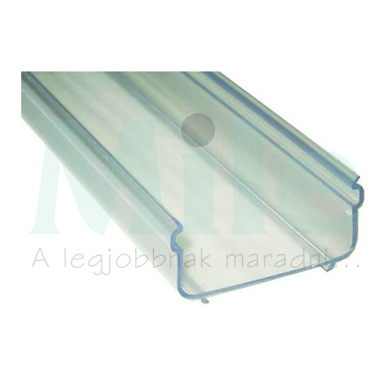 Sorkapocs takaróprofil áttetsző, 1 m, felpattintható, SAK-sorozat ADP 2/HP2 1M Weidmüller