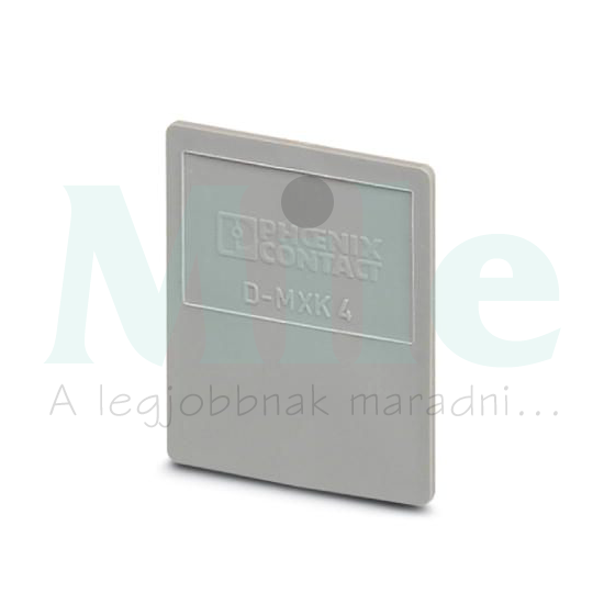 Sorkapocs véglap szürke 1.5mm-va D-MXK 4 PHOENIX CONTACT