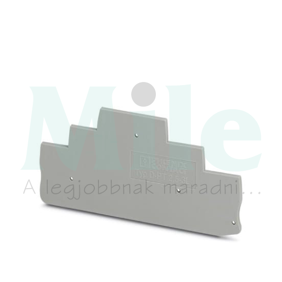 Sorkapocs véglap szürke 2.2mm-va D-PT 2,5-3L PHOENIX CONTACT