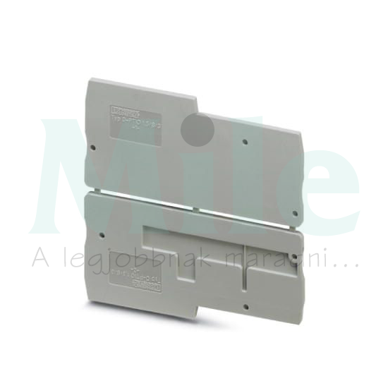 Sorkapocs véglap szürke 2.2mm-va D-PTIO 1,5/S/3 PHOENIX CONTACT