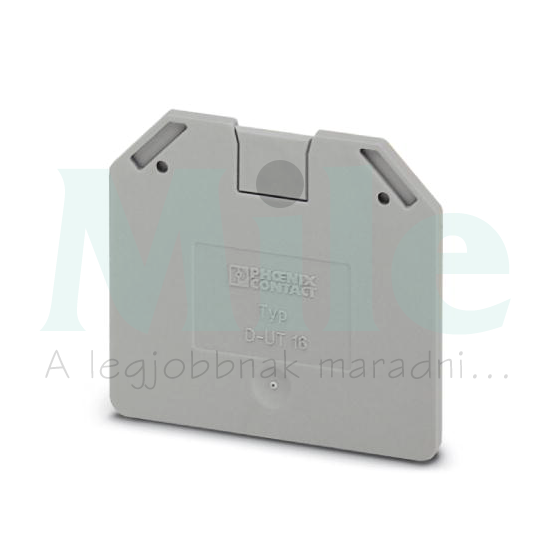 Sorkapocs véglap szürke 2.2mm-va D-UT 16 PHOENIX CONTACT