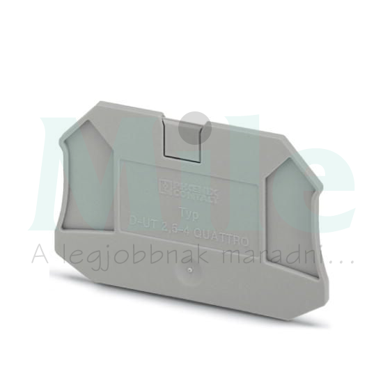 Sorkapocs véglap szürke 2.2mm-va D-UT 2,5/4-QUATTRO PHOENIX CONTACT