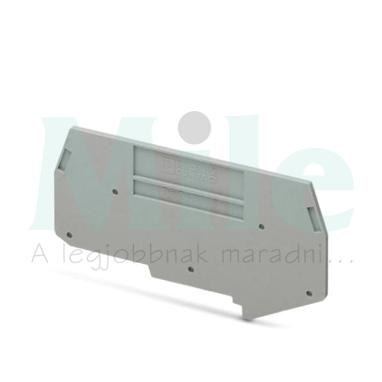 Sorkapocs véglap szürke 2mm-va D-URTK 6 PHOENIX CONTACT