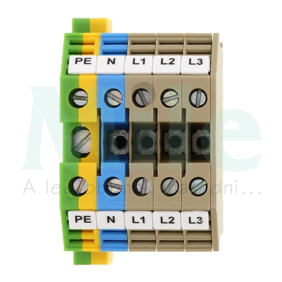 Sorkapocsblokk 3P+N+E jelölt FNAB 2,5-4 CONTA-CLIP