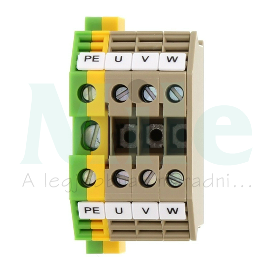 Sorkapocsblokk 3P+N motorhoz VMAB 2,5-4 CONTA-CLIP