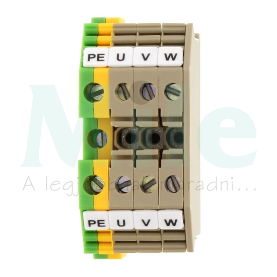 Sorkapocsblokk 3P+N motorhoz VMAB 2,5 CONTA-CLIP