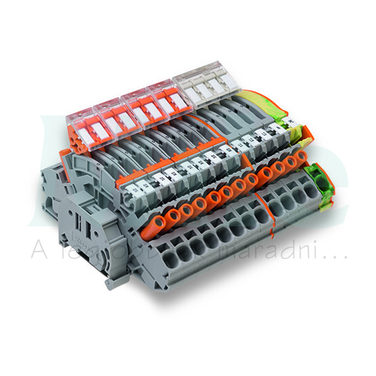 Sorkapocsblokk kompakt 6mm2-vezetőér WAGO