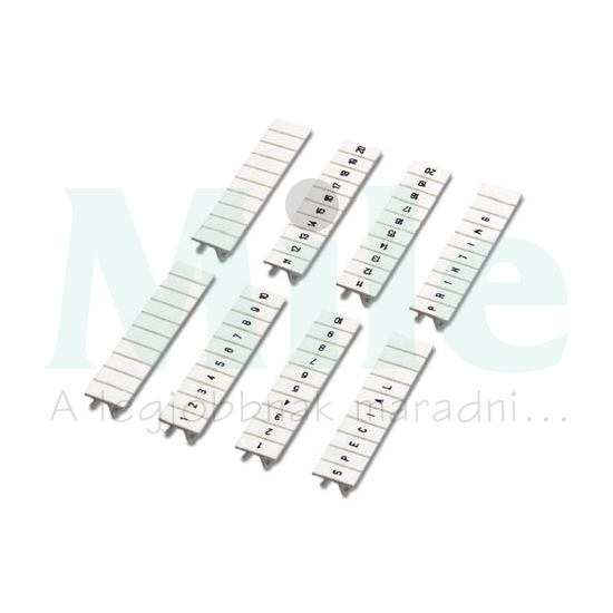 Sorkapocsjelölő 41-50 vízszintes fehér 5.2mm-modultáv ZB 5,LGS:FORTL.ZAHLEN 41-50 PHOENIX CONTACT