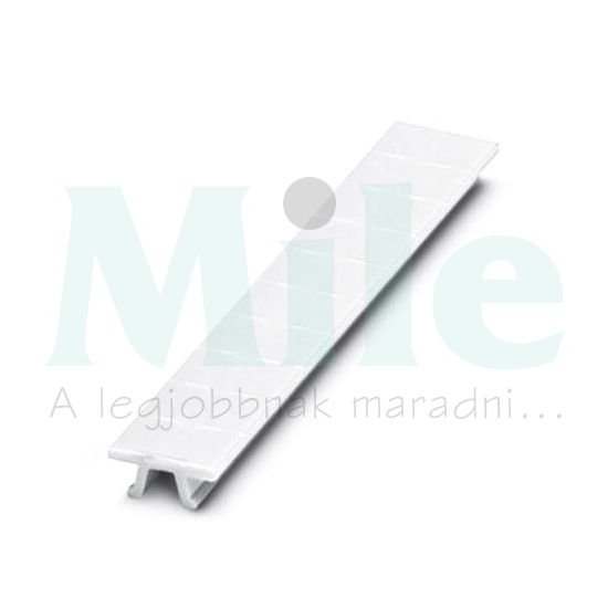 Sorkapocsjelölő csík feliratozható 6,15x10,5mm fehér ZB 6:UNBEDRUCKT PHOENIX CONTACT