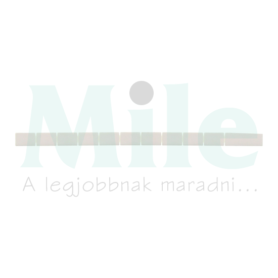 Sorkapocsjelölő csík üres fehér 8mm-modultáv SB 8/10 WH CONTA-CLIP