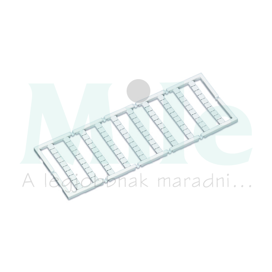 Sorkapocsjelölő lap 31-40 vízszintes fehér 5mm-modultáv WAGO