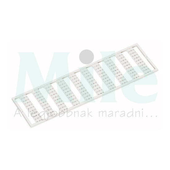 Sorkapocsjelölő lap 31-40 vízszintes fehér 5mm-modultáv WAGO