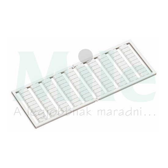 Sorkapocsjelölő lap 91-100 függőleges fehér 5mm-modultáv WAGO