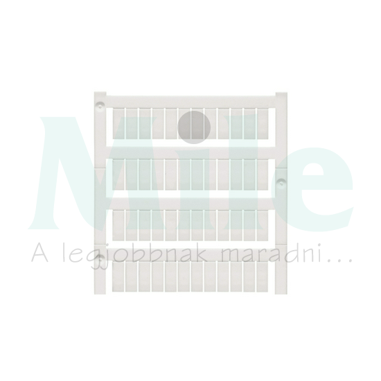 Sorkapocsjelölő lap feliratozható 12x6mm fehér 6mm-modultáv WS 12/6 MC NE WS Weidmüller