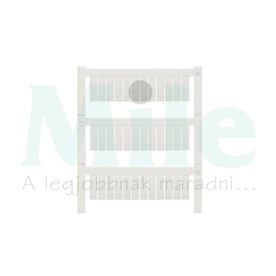 Sorkapocsjelölő lap feliratozható 15x5mm fehér 5mm-modultáv WS 15/5 MC NE WS Weidmüller