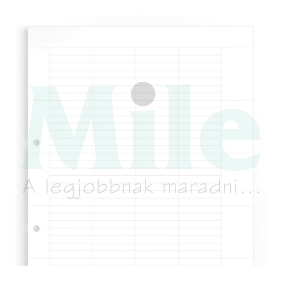 Sorkapocsjelölő lap feliratozható 40x7mm papír fehér 7mm-modultáv ESO 5 S DIN A4 WS Weidmüller