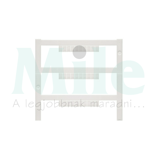 Sorkapocsjelölő lap feliratozható 5x3,5mm fehér 3.5mm-modultáv DEK 5/3.5 MC NE WS Weidmüller