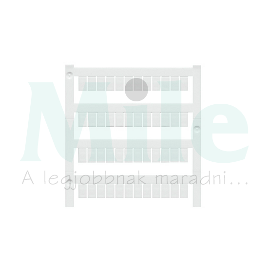 Sorkapocsjelölő lap feliratozható 8x5mm fehér WS 8/5 MC NE WS Weidmüller 144 db jelölő/lap
