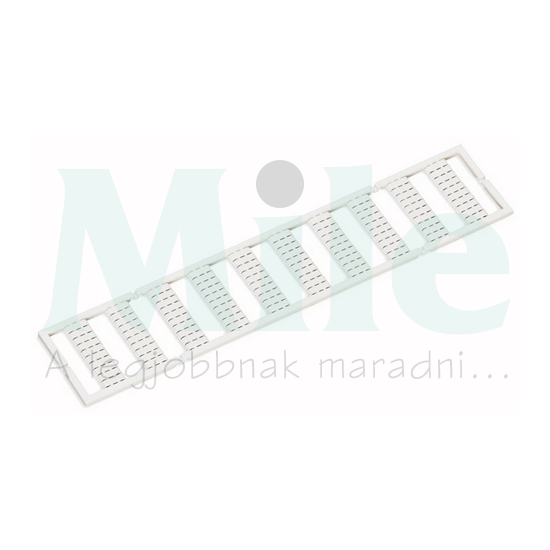 Sorkapocsjelölő lap feliratozható vízszintes és függőleges fehér 3.5mm-modultáv WAGO