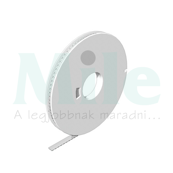 Sorkapocsjelölő tekercs feliratozható 8x5mm 800szám/tekercs fehér WS 8/5 MM WS Weidmüller