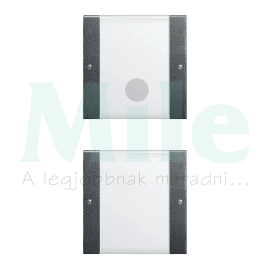 ST55 KNX érintőfedlap (1+1)pár=4gomb/2modul +feliratmező antracit GIRA