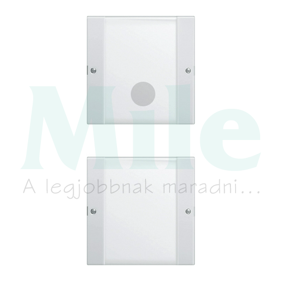 ST55 KNX érintőfedlap (1+1)pár=4gomb/2modul +feliratmező fehér GIRA