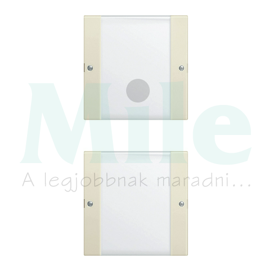 ST55 KNX érintőfedlap (1+1)pár=4gomb/2modul +feliratmező krém GIRA