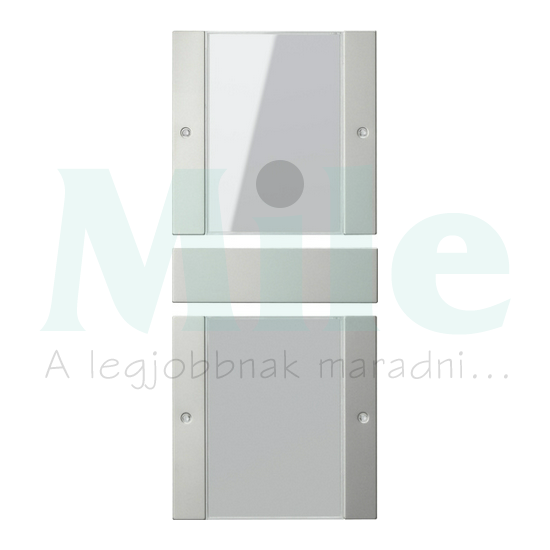 ST55 KNX érintőfedlap (1+1)pár=4gomb/2modul +feliratmező nemesacél GIRA
